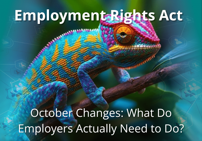October Changes – What Do Employers Actually Need to Do