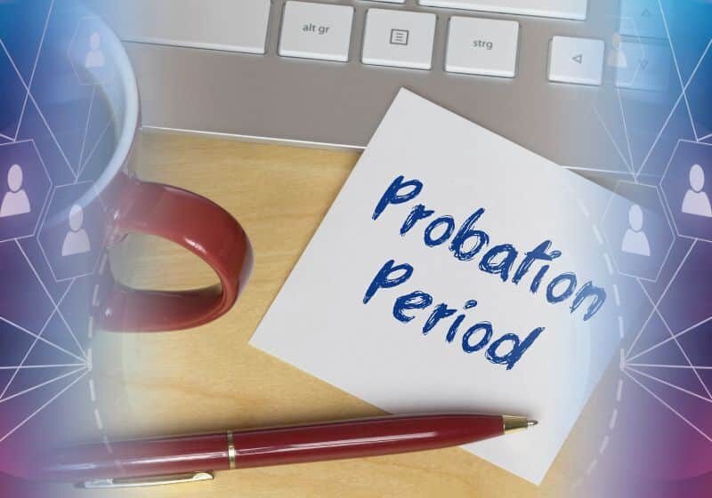 Probation period vectored image